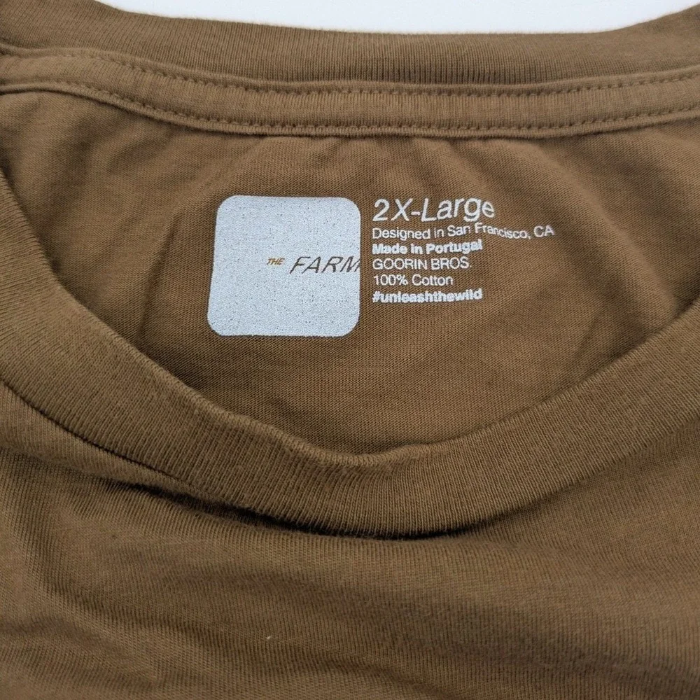 Goorin Bros Long Sleeve T-Shirt Sz 2XL‎ Brown Horse Play 